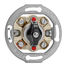 Kép betöltése a galériamegjelenítőbe: Üveg bakelit forgókapcsoló - csillárkapcsoló