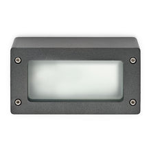 Kép betöltése a galériamegjelenítőbe: Grafitszürke alumínium fali lámpa