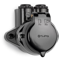 Kép betöltése a galériamegjelenítőbe: Falonkívüli dugalj - IP44 - egymás melletti kivezetéssel