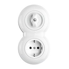 Kép betöltése a galériamegjelenítőbe: Porcelán forgókapcsoló - alternatív