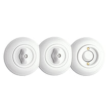 Kép betöltése a galériamegjelenítőbe: Porcelán forgókapcsoló - keresztváltó