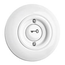 Kép betöltése a galériamegjelenítőbe: Porcelán nyomógomb - kulcs
